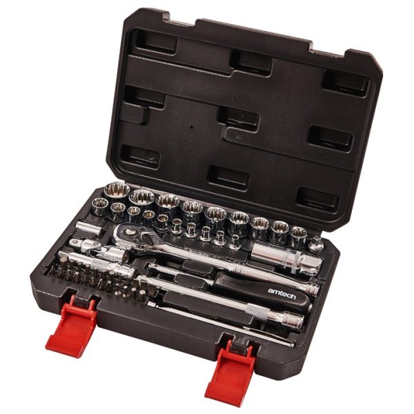 52 Piece 12 point socket set