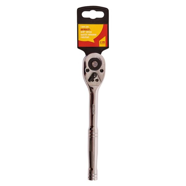 9.5mm (3/8") Quick release ratchet