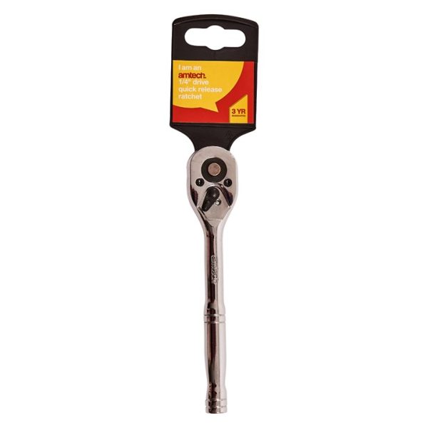 6mm (1/4") Quick release ratchet