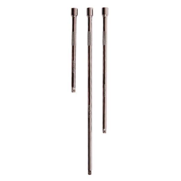 3 Piece 6mm (1/4") extension bar set