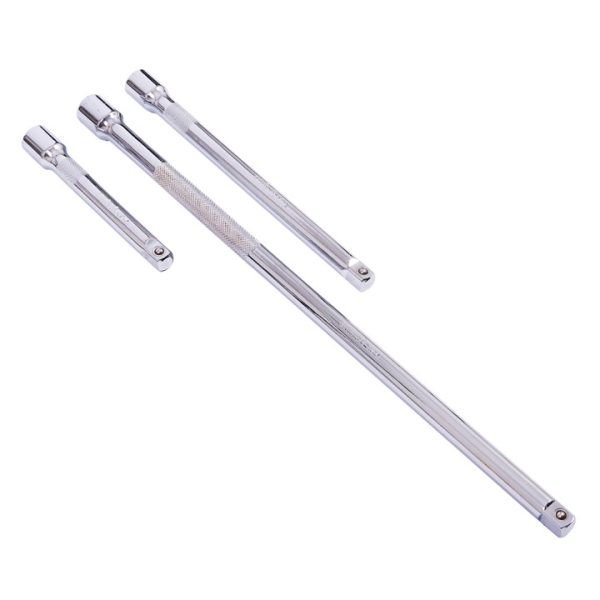 3 Piece 13mm (1/2") extension bar set