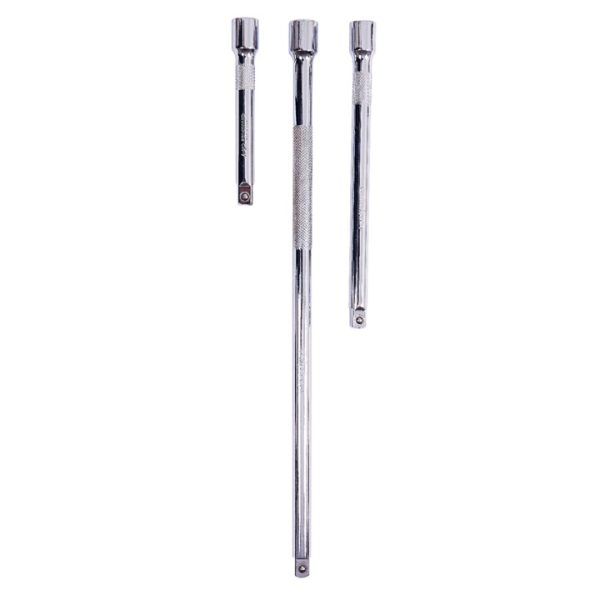 3 Piece 13mm (1/2") extension bar set