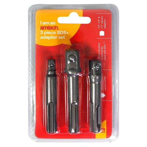 3 Piece SDS plus adaptor set