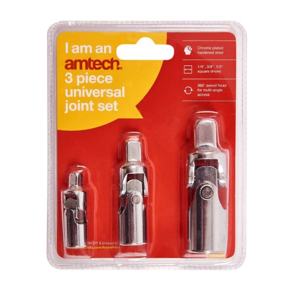 3 Piece universal joint set