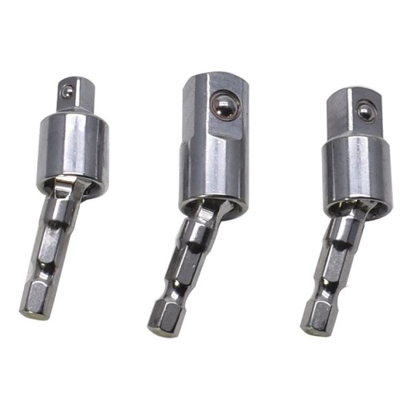 3 Piece universal joint adaptor set