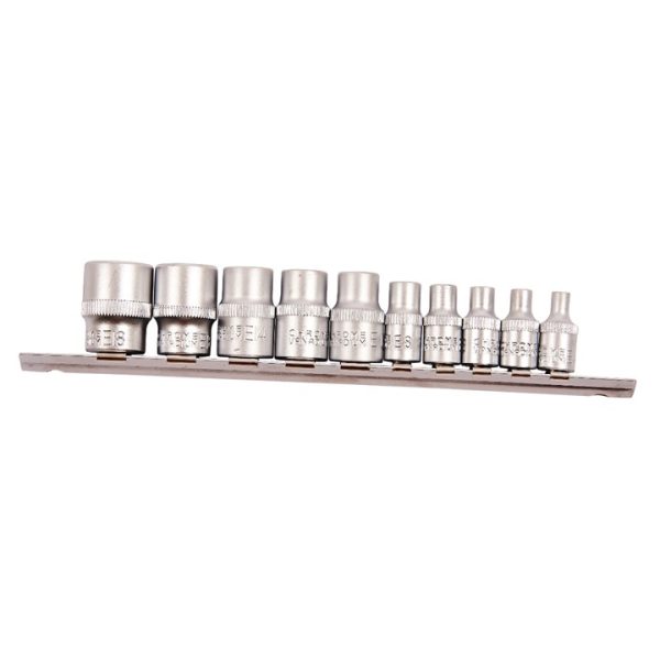 10 Piece female Torx socket set