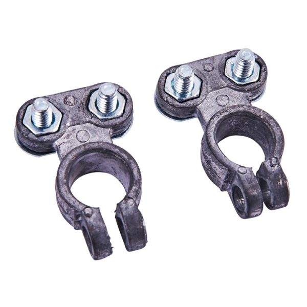 2 Piece heavy duty battery clamp set