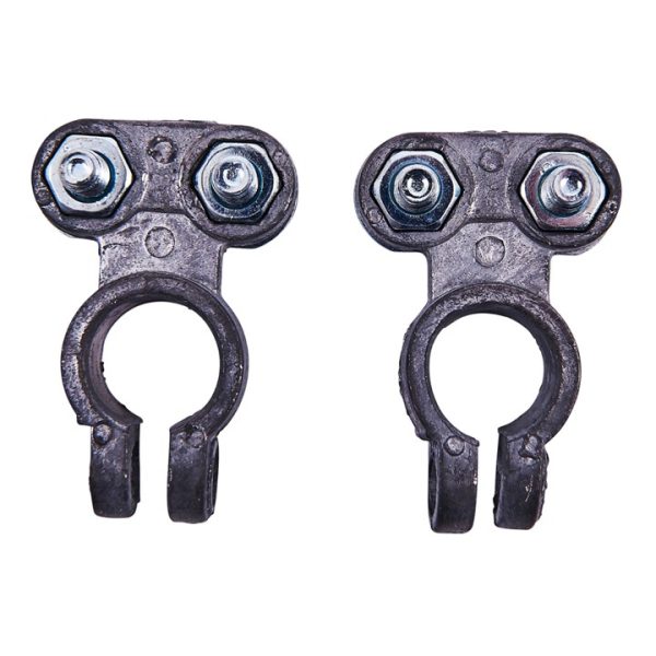 2 Piece heavy duty battery clamp set