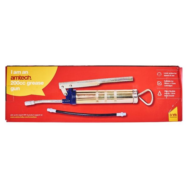 200cc (0.35 pint) grease gun