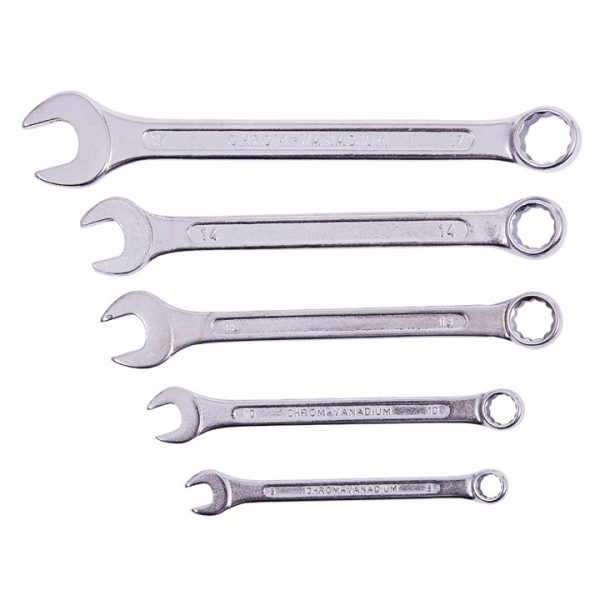 5 piece combination spanner set