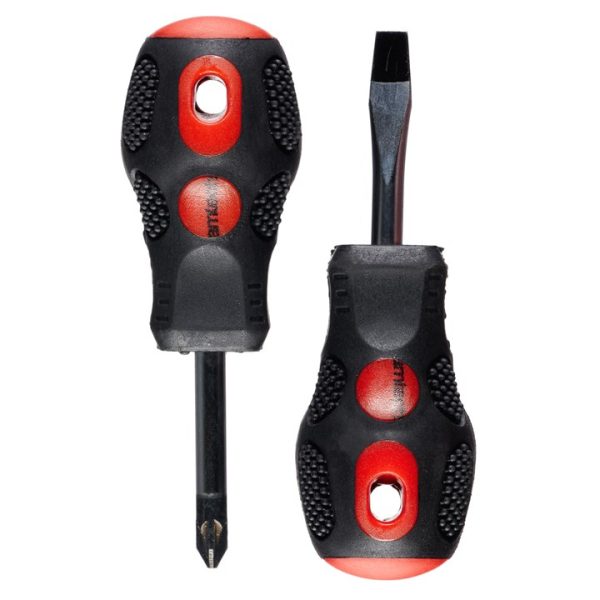 2 Piece stubby screwdriver set