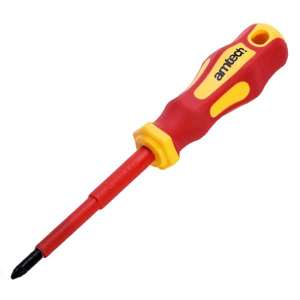 80mm Pozidriv VDE 1000V electrical screwdriver with PZ 1 tip