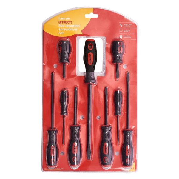 9 Piece screwdriver set