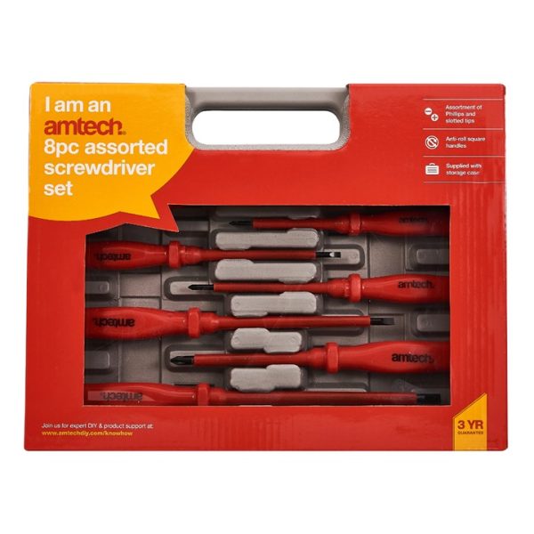 8 Piece screwdriver set