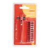 11 Piece offset ratchet screwdriver set