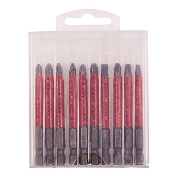 10 Piece 70mm non-slip bit set