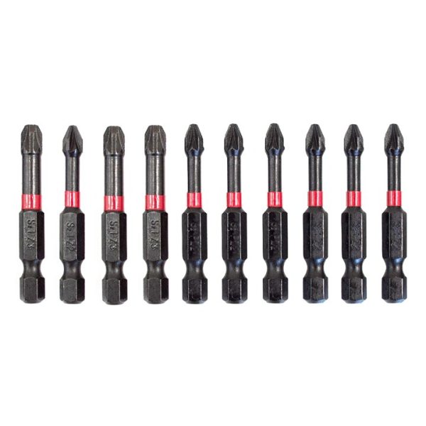 10 Piece impact screwdriver bit set