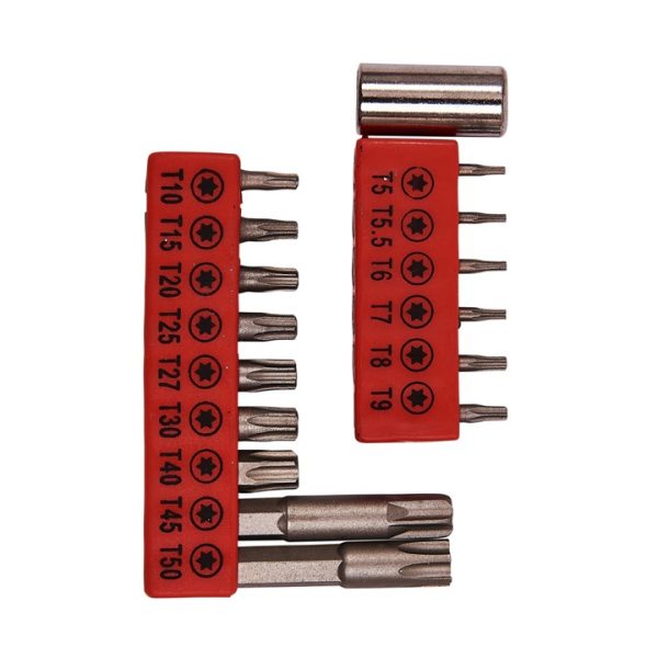 16 Piece Torx bit set