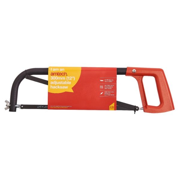 300mm (12") Adjustable hacksaw with spare blade