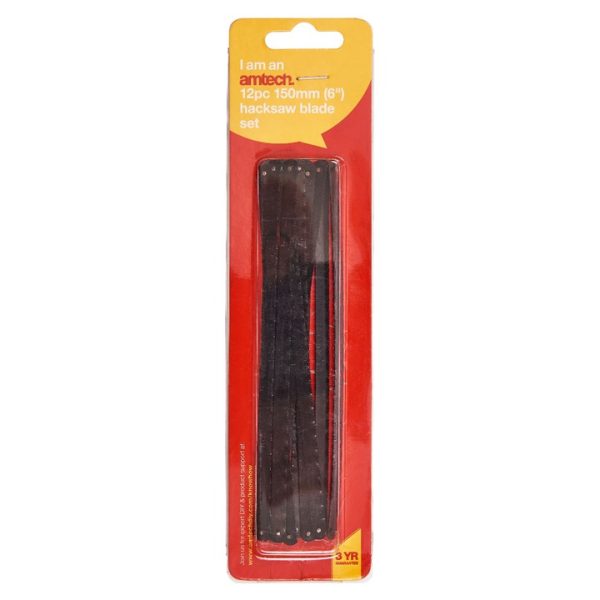 150mm (6") Hacksaw blades (12 pack)