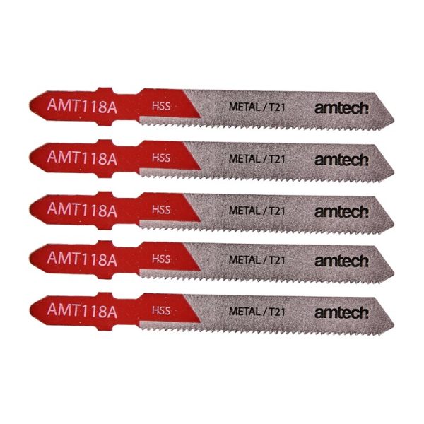 5 Piece metal jigsaw blade set (AMT118A)