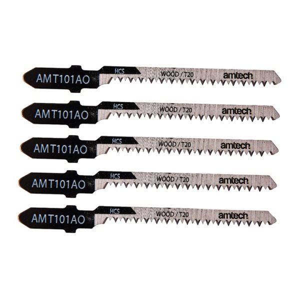 5 Piece wood jigsaw blade set (AMT101AO)