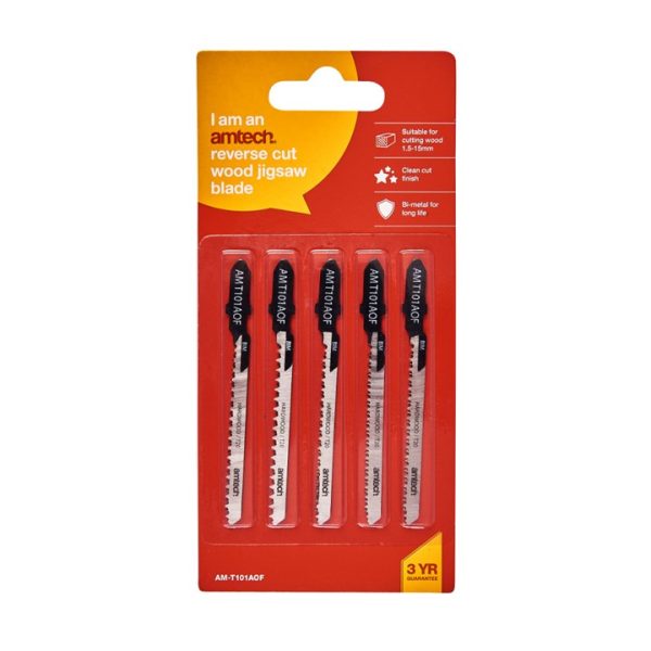 5pc Wood Jigsaw Blade Set (AMT101AOF)