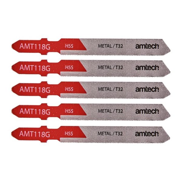 5 Piece metal jigsaw blade set (AMT118G )