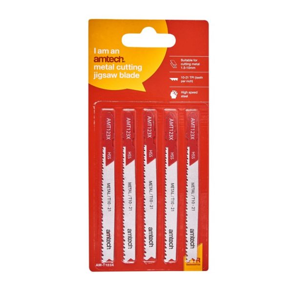 5pc Metal Jigsaw Blade Set (AMT123X)