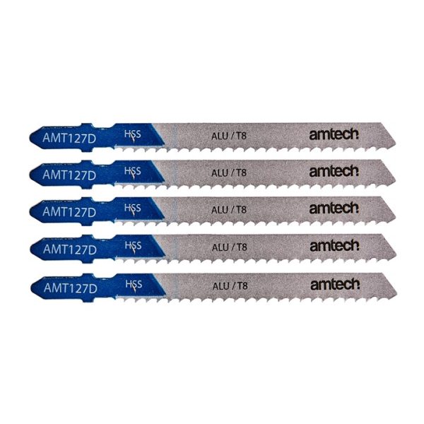 5 Piece aluminium jigsaw blade set (AMT127D)