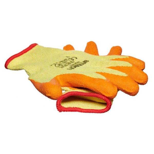 Large (Size 9) Latex palm coated gloves