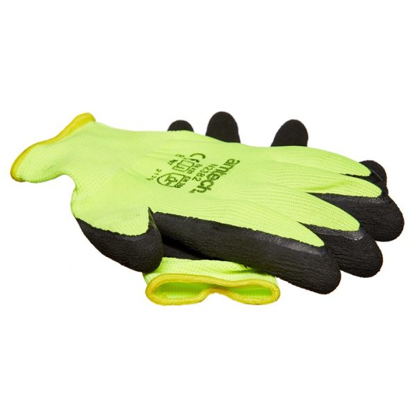 Medium (Size 8) Hi-Vis latex coated gloves