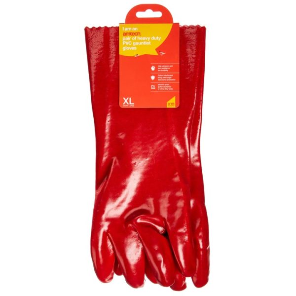 XL (Size 10) PVC gauntlet gloves