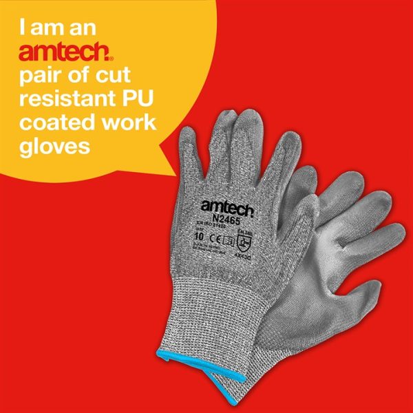 Amtech cut resistant gloves (XL)