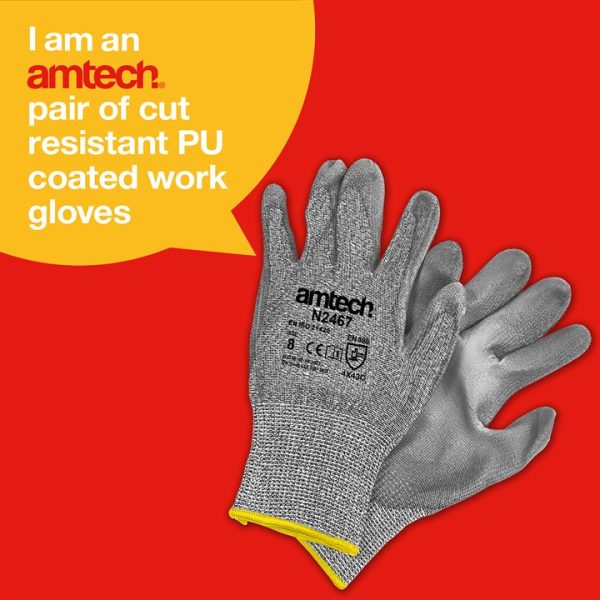 Amtech cut resistant gloves (M)