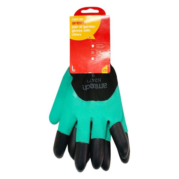 Large (Size 9) Garden gloves with claws