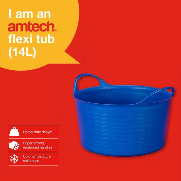 Amtech Blue Flexi Tub (14L Capacity)