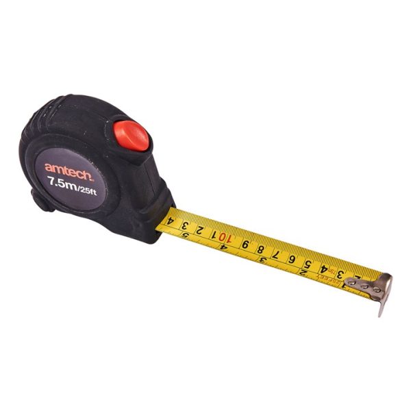 7.5m x 25mm Self-locking measuring tape