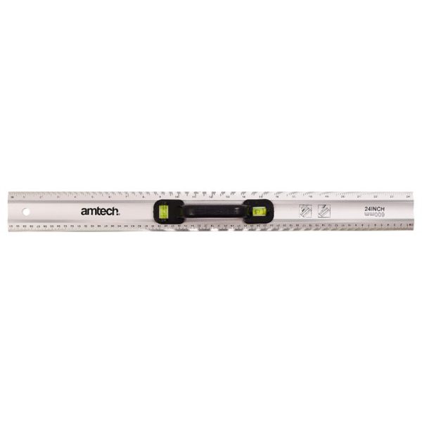 600mm (24") Rule with spirit level