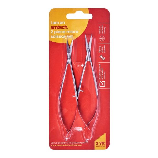 2 Piece micro scissors set