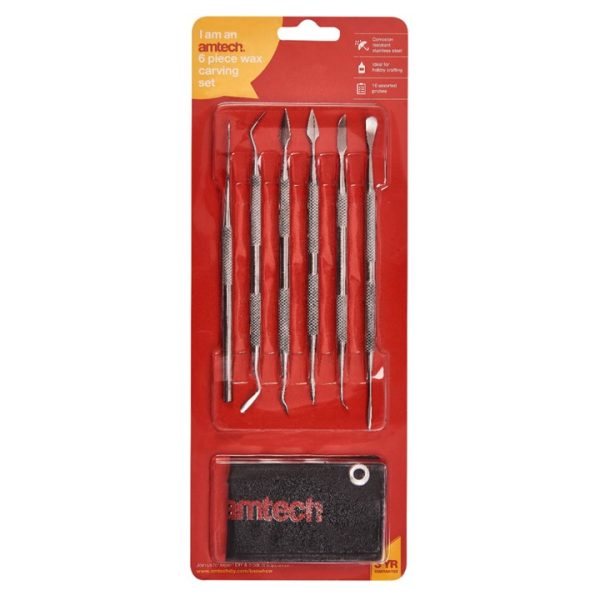 6 Piece wax carving set