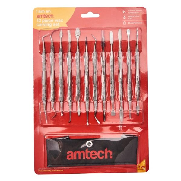 12 Piece wax carving set