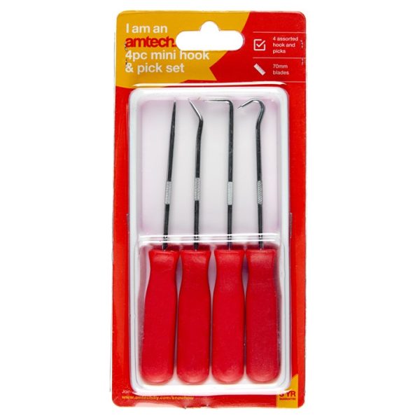 4 Piece mini hook and pick set