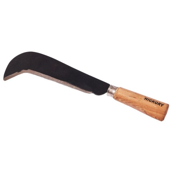 Bill hook with hickory handle