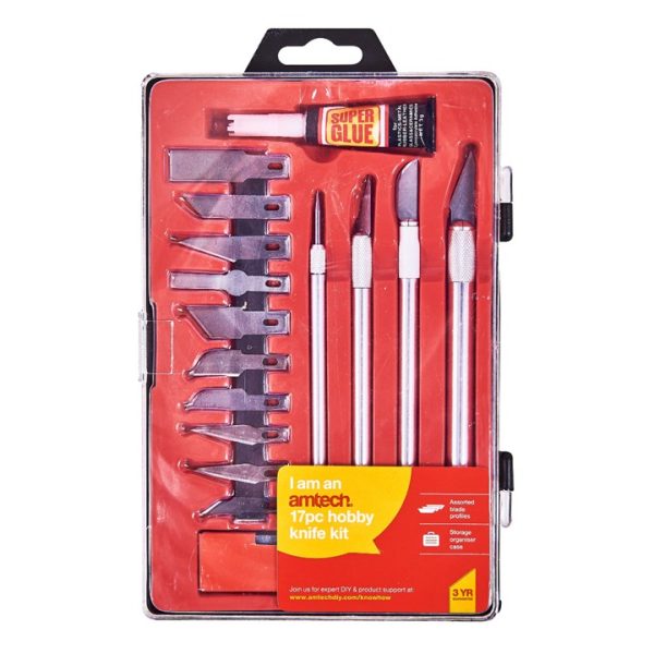 17 Piece hobby knife kit