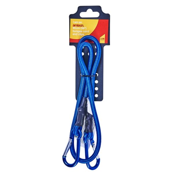 900mm (36") Bungee cord with spring loaded clips