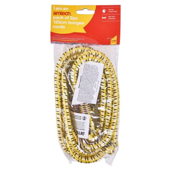 120cm (48") Bungee cords (2 pack)