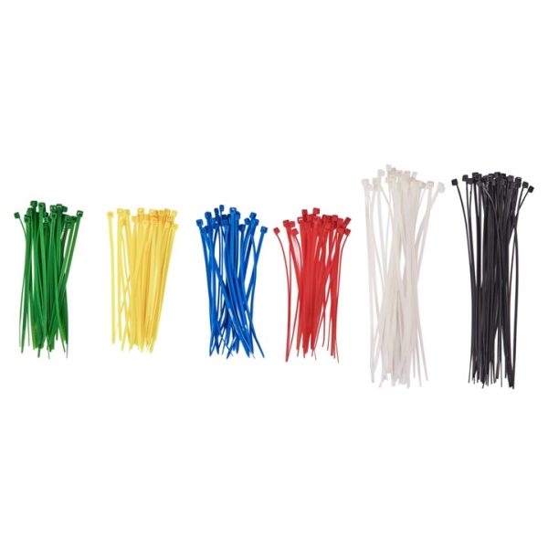 150 Piece assorted cable tie set