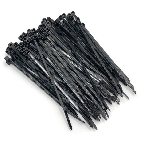 100 Tie wraps (100mm x 2.5mm) - black