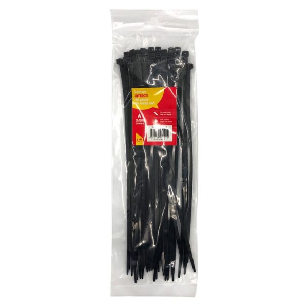 60 Tie wraps (300mm x 4.8mm) - black